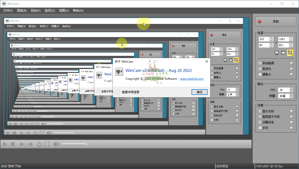 WinCAM屏幕录像v3.9.0中文版-神马网赚 WinCAM屏幕录像v3.9.0中文版-神马网赚