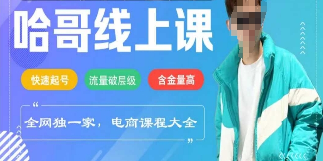 电商线上课程2025年,快速起号,流量破层级,这套方法起号率99%网赚项目-副业赚钱-互联网创业-资源整合神马网赚