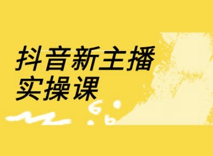 抖音新主播实操课,直播间流量运营线上实操课(18节)网赚项目-副业赚钱-互联网创业-资源整合神马网赚