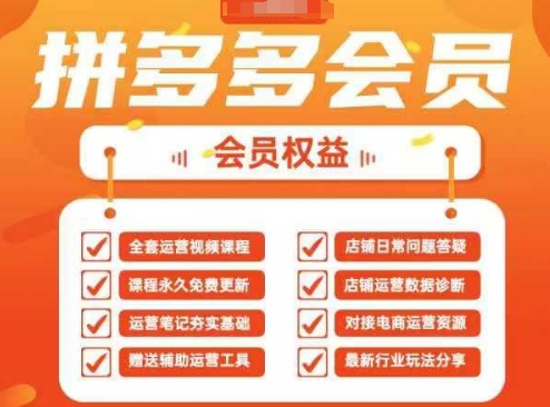 2025拼多多运营实战课,40节全流程教学,覆盖拼多多运营全链路网赚项目-副业赚钱-互联网创业-资源整合神马网赚
