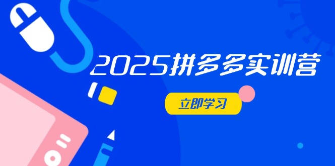 2025拼多多实训营：深度剖析运营关键，助力电商人快速提升网赚项目-副业赚钱-互联网创业-资源整合神马网赚