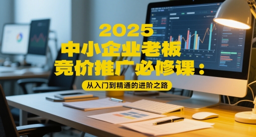 2025中小企业老板竞价推广必修课:从入门到精通的进阶之路网赚项目-副业赚钱-互联网创业-资源整合神马网赚