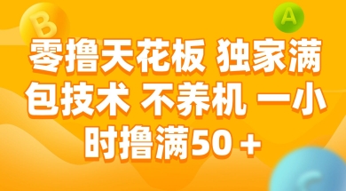 零撸天花板,独家满包技术 不养机 一小时撸满50+网赚项目-副业赚钱-互联网创业-资源整合神马网赚