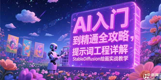 AI入门到精通全攻略,提示词工程详解,StableDiffusion绘画实战教学网赚项目-副业赚钱-互联网创业-资源整合神马网赚